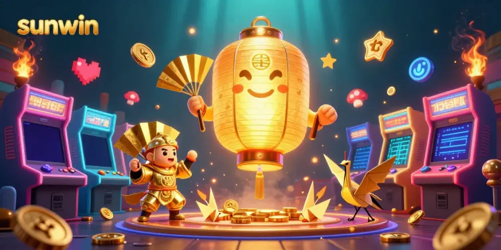 Experience thrilling moments with sunwin at a vibrant online casino showcasing dynamic gaming elements.