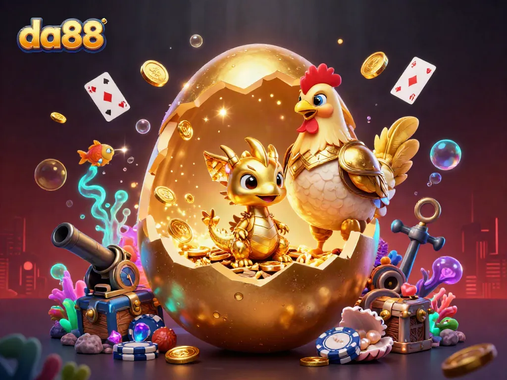 Engage with da88 and experience a thrilling 3D dragon casino universe filled with golden treasures and gaming possibilities.