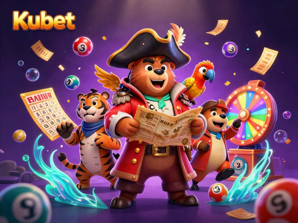 Kubet engages players with an exciting 3D pirate-themed casino adventure filled with lottery excitement.