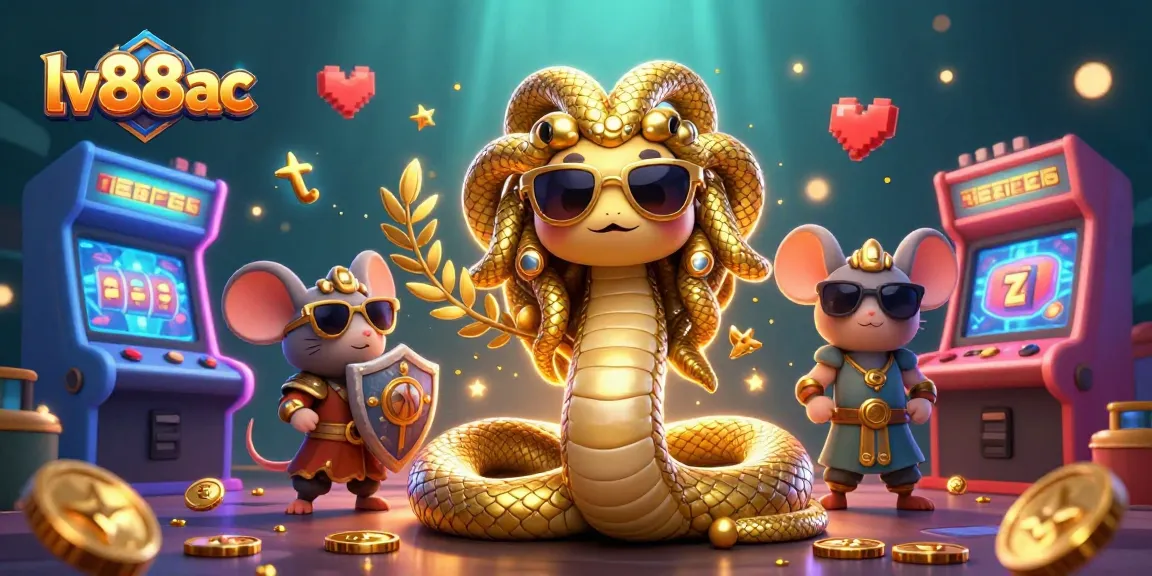 Spin and win with the captivating lv88ac casino scene featuring friendly Medusa and energetic characters.