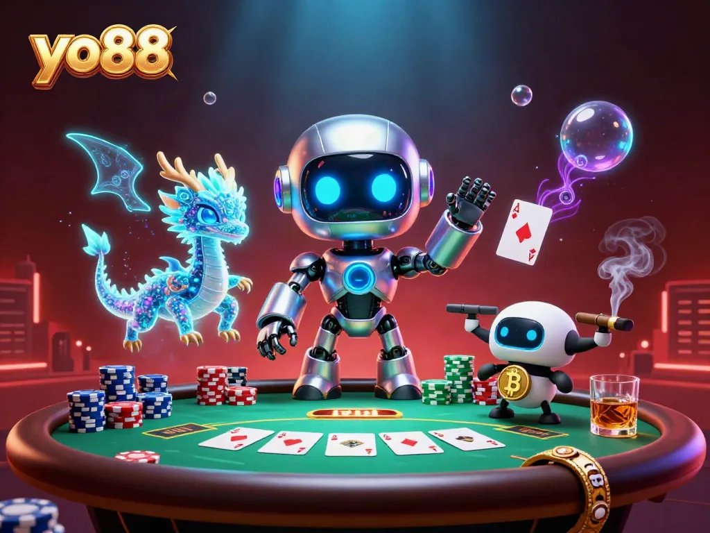 Experience thrilling gaming at yo88, with dynamic poker action and a futuristic vibe.